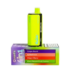 3 - Grape Burst + Lychee Ice + Peach Berry + Kiwi Passionfruit Guava