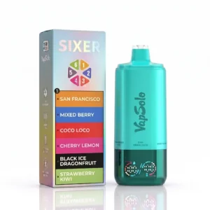 2 - San Francisco + Mixed Berry + Coco Loco + Cherry Lemon + Black Ice Dragonfruit + Strawberry Kiwi