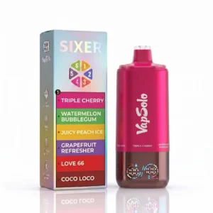 6 - Triple Cherry + Watermelon Bubblegum + Juicy Peach Ice + Grapefruit Refresher + Love66 + Coco Loco